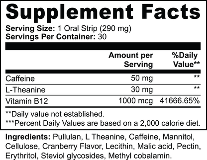 Miami Vitals- Energy Oral Strips